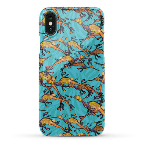 Weedy Sea Dragon Nautical Pattern Phone Case